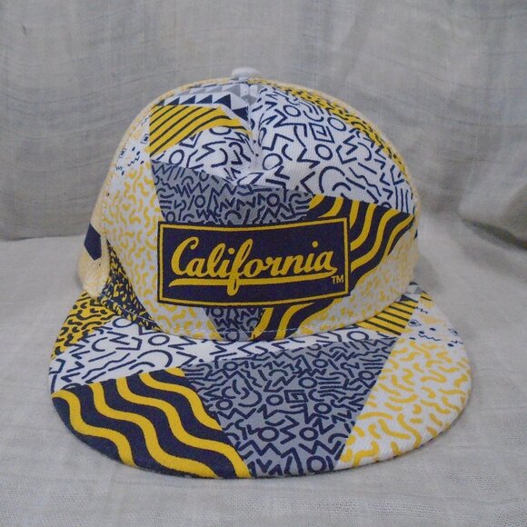 California Berkeley Go Bears Cal State Golden Retro Style Snapback Cap H… - Picture 1 of 5